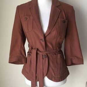Anthropologie Cartonnier Brown Blazer Jacket